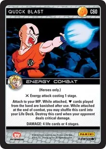 Quick Blast (Panini: Vengeance) — Dragon Ball Z TCG Card Value