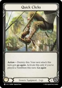 Quick Clicks (Silver Age Chapter 2) — Flesh & Blood TCG Card Value