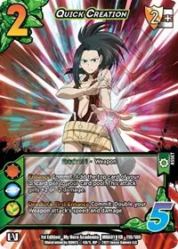 Quick Creation XR (UniVersus: My Hero Academia)