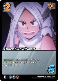 Quick Like a Rabbit (UniVersus: My Hero Academia: Girl Power)
