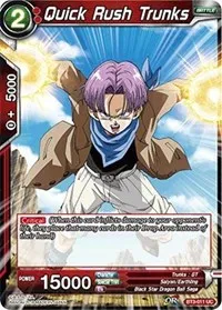 Quick Rush Trunks (Cross Worlds) — Dragon Ball Super CCG Card Value
