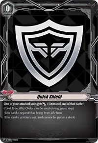 Quick Shield (V-TD10: Chronojet) — Cardfight Vanguard Card Value