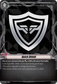 Quick Shield (V-TD11: Altmile) — Cardfight Vanguard Card Value