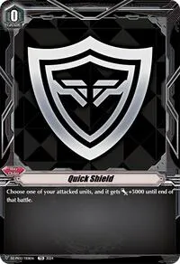 Quick Shield (DZ-PS02: Premium Deckset “Revenger”) — Cardfight Vanguard Card Value