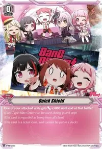 Quick Shield BanG Dream (V Promo Cards)