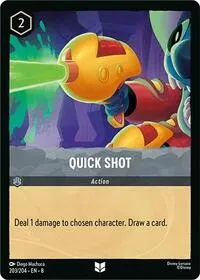 Quick Shot (Reign of Jafar) — Lorcana TCG Card Value
