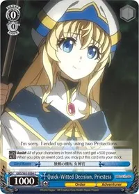 Quick Witted Decision Priestess (Goblin Slayer)