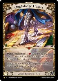 Quickdodge Flexors (Compendium of Rathe - Antiquity Pack) — Flesh & Blood TCG Card Value