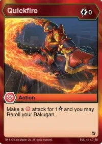 Quickfire (Resurgence) — Bakugan TCG Card Value