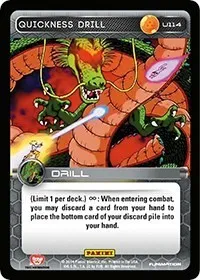 Quickness Drill (Panini: Set 1) — Dragon Ball Z TCG Card Value