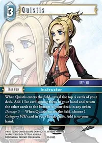 Quistis (Opus XIII: Crystal Radiance) — Final Fantasy TCG Card Value