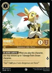 Rabbit Indignant Pirate (Azurite Sea)