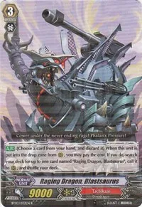 Raging Dragon Blastsaurus (BT03: Demonic Lord Invasion) — Cardfight Vanguard Card Value