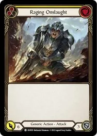 Raging Onslaught (Classic Battles: Rhinar vs Dorinthea) — Flesh & Blood TCG Card Value