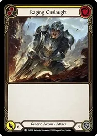 Raging Onslaught (Classic Battles: Rhinar vs Dorinthea)