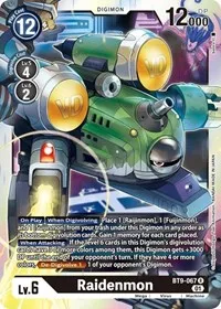Raidenmon (X Record) — Digimon Card Game Card Value