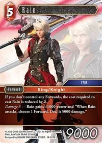 Rain (Resurgence of Power) — Final Fantasy TCG Card Value