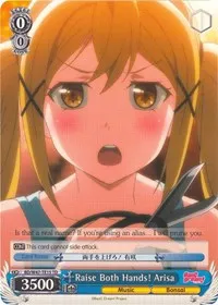Raise Both Hands Arisa (BanG Dream!) — Weiss Schwarz Card Value