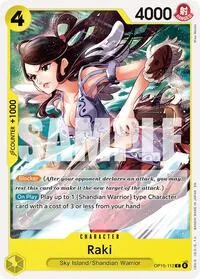 Raki (Adventure on Kami's Island) — One Piece Card Game Card Value