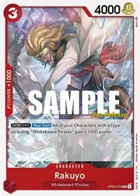 Rakuyo (Paramount War Pre-Release Cards)