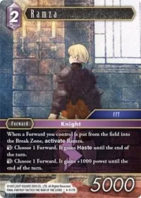 Ramza (Opus IV) — Final Fantasy TCG Card Value