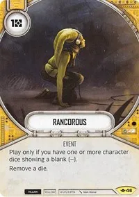 Rancorous (Way of the Force) — Star Wars Destiny Card Value