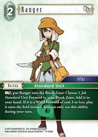 Ranger (Rebellion's Call) — Final Fantasy TCG Card Value