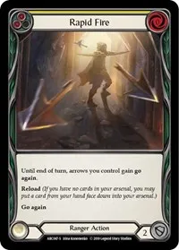 Rapid Fire (Arcane Rising) — Flesh & Blood TCG Card Value