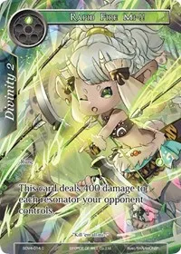 Rapid Fire Mi (Valhalla Cluster Starter Deck) — Force of Will Card Value