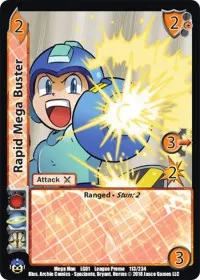 Rapid Mega Buster (Capcom Casual League Kit) — UniVersus Card Value