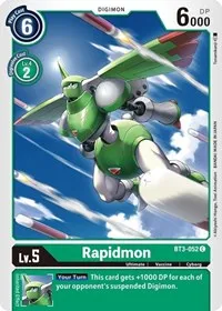 Rapidmon (Release Special Booster 1.5) — Digimon Card Game Card Value