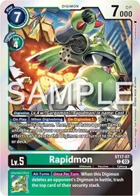 Rapidmon ST17 07 (Starter Deck 17: Double Typhoon Advanced Deck Set)