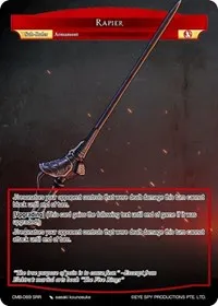 Rapier (Crimson Moon's Battleground) — Force of Will Card Value