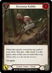 Ravenous Rabble Red (Blitz Deck: Outsiders - Riptide)