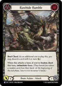rawhide rumble blue (Heavy Hitters) — Flesh & Blood TCG Card Value