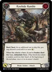 rawhide rumble red (Heavy Hitters) — Flesh & Blood TCG Card Value