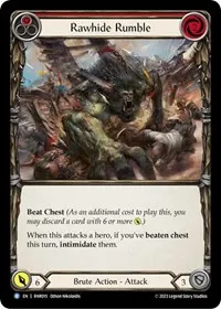 Rawhide Rumble Red (Blitz Deck: Heavy Hitters - Rhinar)