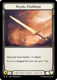 Raydn Duskbane (Armory Deck: Boltyn) — Flesh & Blood TCG Card Value