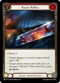 Razor Reflex Red (Armory Deck: Ira) — Flesh & Blood TCG Card Value