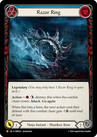 Razor Ring Blue (Omens of the Third Age)