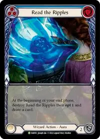 Read the Ripples Blue FAB092 (Flesh and Blood: Promo Cards)