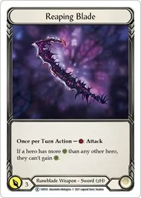 Reaping Blade (History Pack Vol.1) — Flesh & Blood TCG Card Value