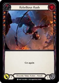 Rebellious Rush Red (Blitz Deck: Uprising - Fai) — Flesh & Blood TCG Card Value