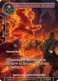 Reckless Flame Soldier (Valhalla Cluster Starter Deck)