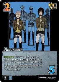 Reconsider (Attack on Titan: Battle for Humanity)