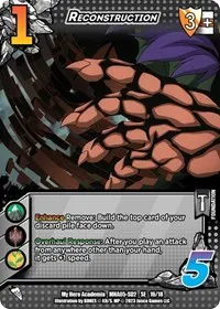 Reconstruction (UniVersus: My Hero Academia: Undaunted Raid)