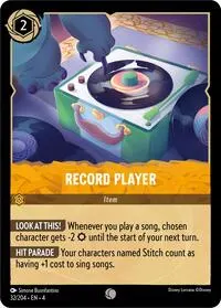 Record Player (Ursula's Return)