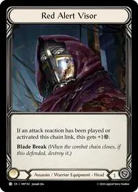 Red Alert Visor (The Hunted)