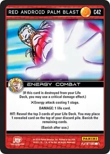 Red Android Palm Blast (Panini: Vengeance)
