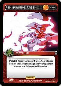 Red Burning Rage (Panini: Set 1) — Dragon Ball Z TCG Card Value
